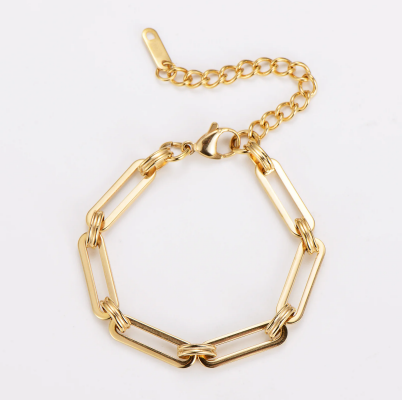Pulsera de Eslabones Dorada LUANCCI