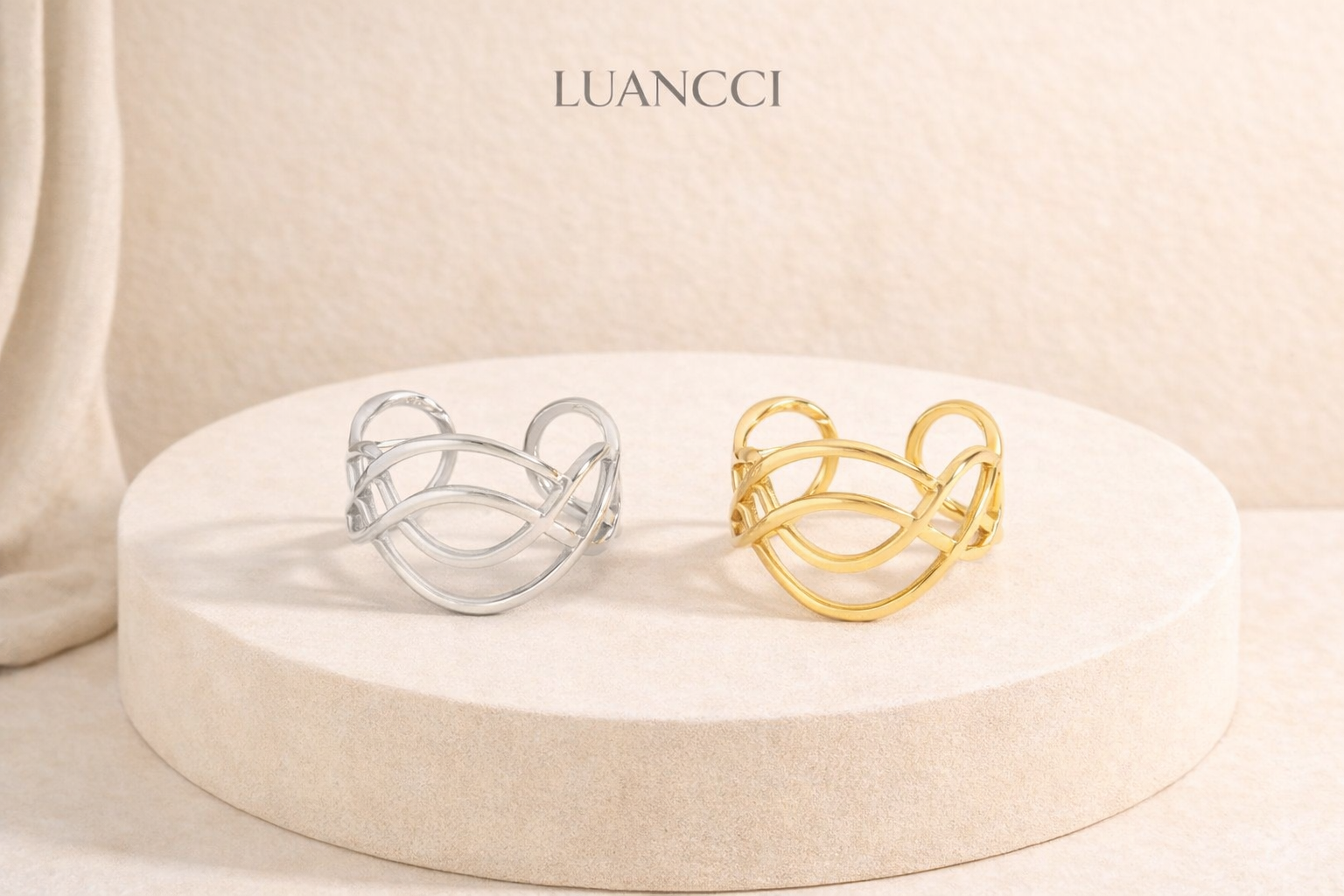 Anillo Abstracto Elegante LUANCCI
