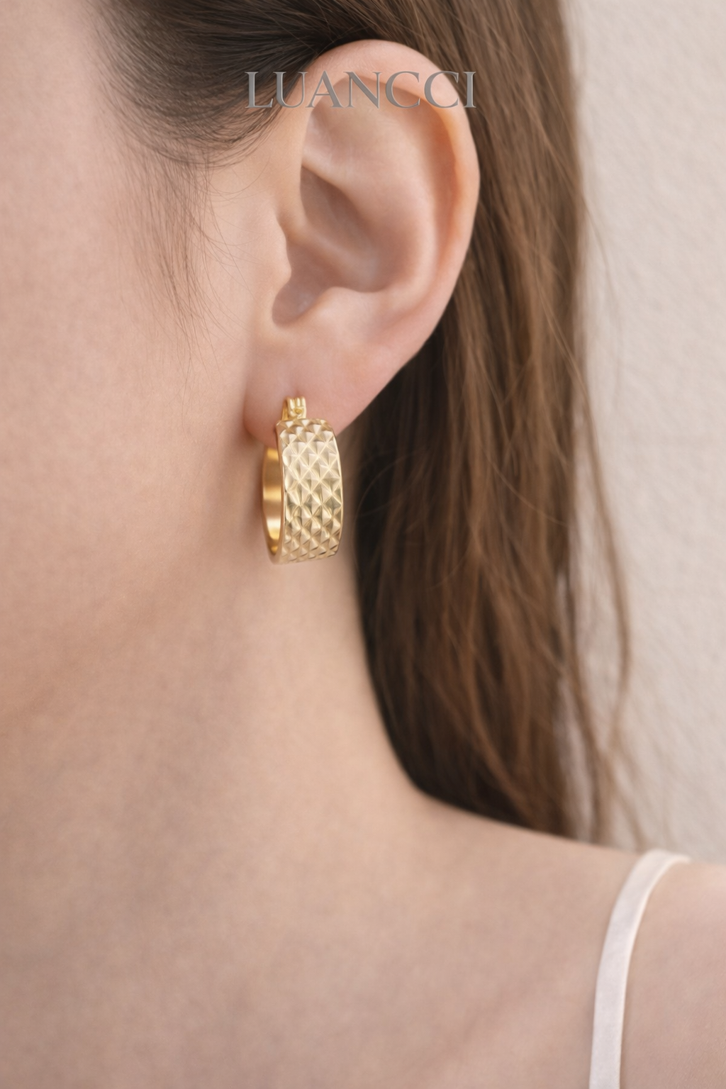 Pendientes Calados de Acero Inoxidable LUANCCI