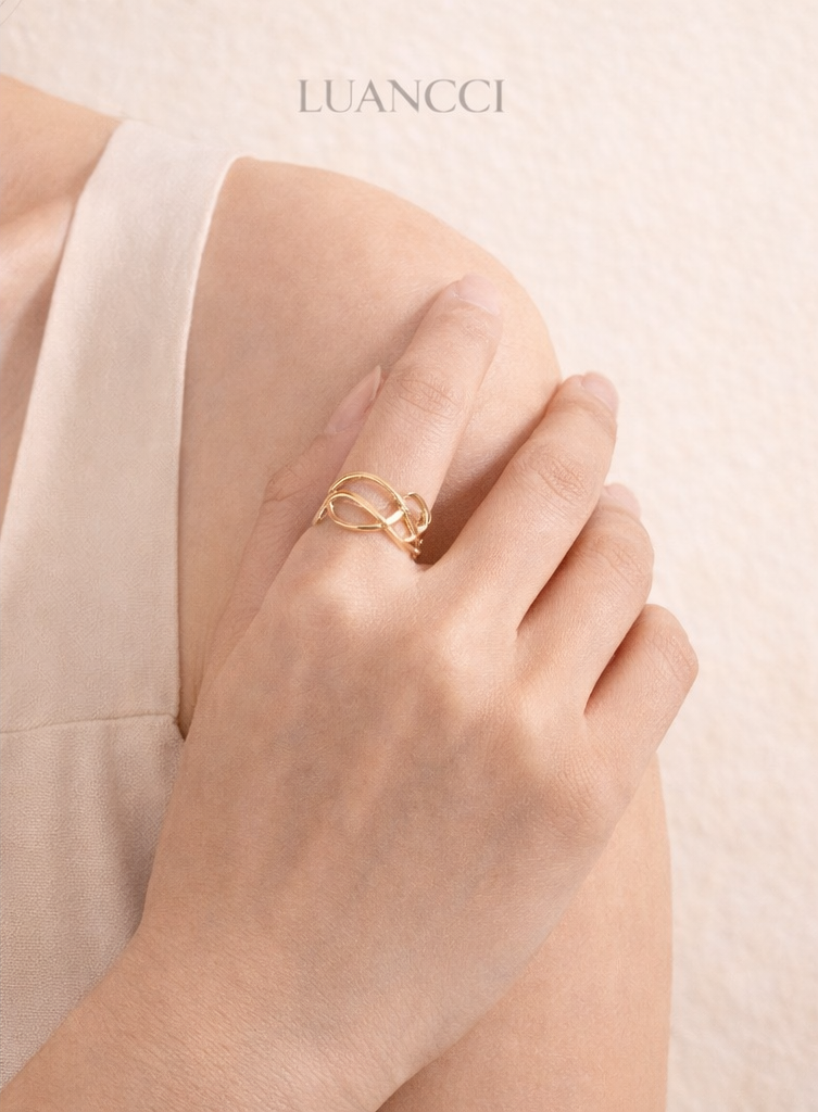 Anillo Abstracto Elegante LUANCCI